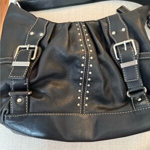 Vintage Black Studded Michael Kors bag